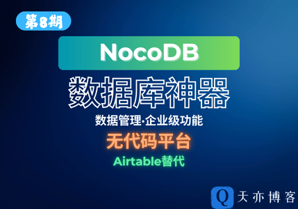 nocodb-可视化数据管理平台-趣天亦